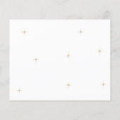 BUDGET Classic Celestial Gold Moon Stars Hochzeit (Rückseite)
