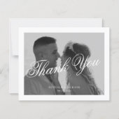 BUDGET Classic Elegant Script Photo Wedding (Vorderseite)