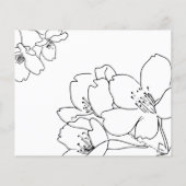 Budget/Classic/Hochzeitseinladung. Flyer (Hinten)