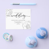 Budget/Classic/Hochzeitseinladung. Flyer (Einzeln)