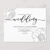 Budget/Classic/Hochzeitseinladung. Flyer (Vorne)