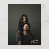 BUDGET Classic Sage Green Photo QR Code Wedding (Rückseite)