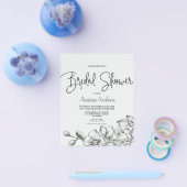 Budget Classic Simple Brautparty. Flyer (Einzeln)