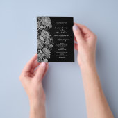 Budget Classic Wedding Program Karte. Flyer (Gruppe)