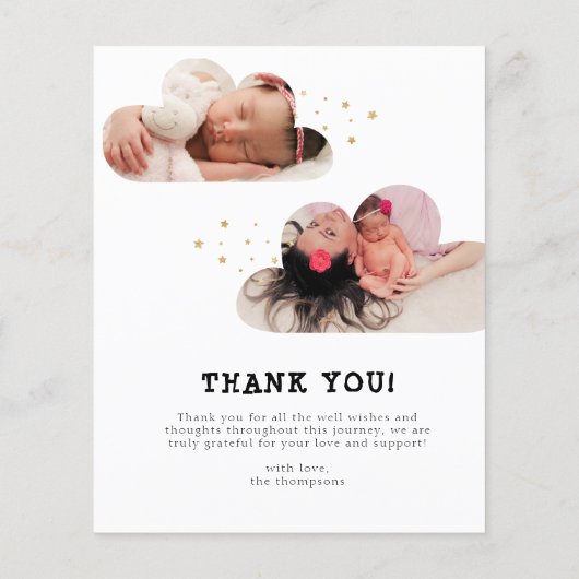 BUDGET Cloud Arch Foto Collage Vielen Dank, dass S (Rückseite)