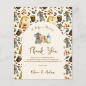 Budget Coffee Baby Brewing Baby Dusche Vielen Dank (Vorderseite)