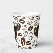 Budget Coffee Shop Kundenname Pappbecher (Links)