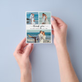 Budget Collage Wedding Vielen Dank Script Flyer (Gruppe)