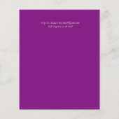 BUDGET Color Trends Gold Wreath Wedite Einladung (Rückseite)