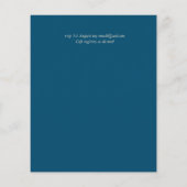 BUDGET Color Trends Gold Wreath Wedite Einladung (Rückseite)