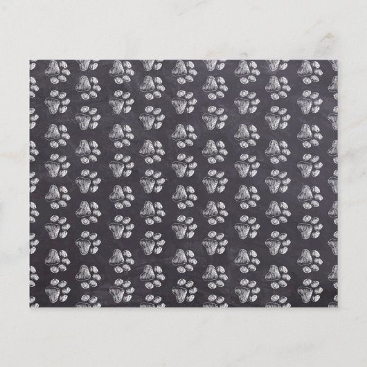 Budget Come Sit Bleibe Chalkboard Welpe Hund Gebur (Rückseite)