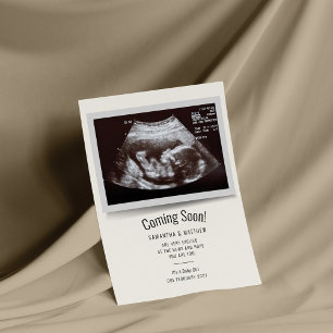 Budget Coming Soon Ultraschallfoto Schwangerschaft