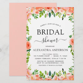 Budget Coral Peach Brautparty Blumenladen