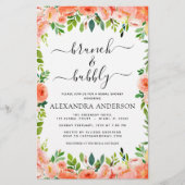 Budget Cornflasche Brunch & Bubbly Brautparty (Vorderseite)