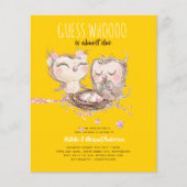 BUDGET Couples Kinderdusche Niedliche Owls Woodlan (Vorderseite)