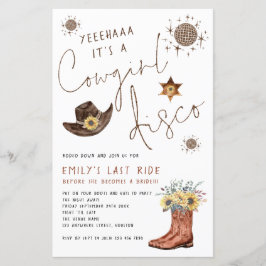 Budget Cowgirl Disco Junggeselinnen-Abschied Einla