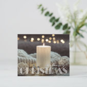 Budget Cozy Frohe Weihnachtskarte (Stehend Vorderseite)