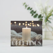 Budget Cozy Season's Greetings Card (Stehend Vorderseite)