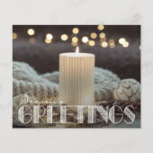 Budget Cozy Season's Greetings Card (Vorderseite)