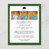 BUDGET Crawfish Boil 3 Foto GRAD Party Einladung Flyer (Hinten)