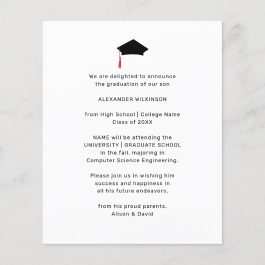 BUDGET Crawfish Boil Abschluss GRILLEN Einladung (Rückseite)