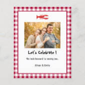 BUDGET Crawfish Boil Vatertag Party Einladung (Rückseite)