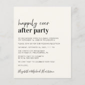 Budget Cream QR Code Hochzeitsempfehlung Einladung (Vorderseite)