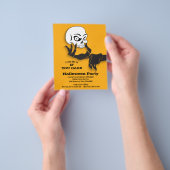 Budget Creepy Skull Halloween Einladung Flyer (Gruppe)