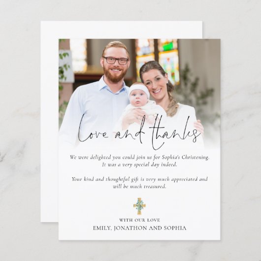 Budget Cross Foto Christing Liebe Dank (Vorne/Hinten)