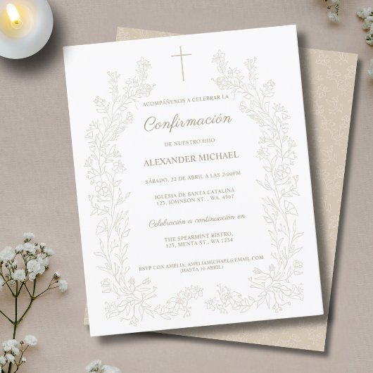  Budget Cross Spanish  Confirmation Confirmacion