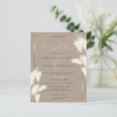 Budget Custom Abby1 Elegante Elfenbeinpampas Grass (Stehend Vorderseite)