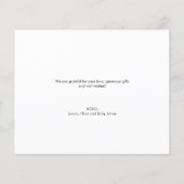 Budget Custom Foto Collage Baby Dusche (Rückseite)