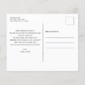 Budget Custom Foto New Pet New Puppy Ankündigung (Rückseite)