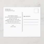 Budget Custom Foto New Pet Puppy Ankündigung (Rückseite)