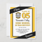 Budget Custom Yellow Black Class Wiedersehen Einla (Vorderseite)