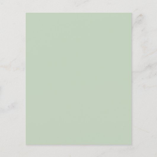 Budget Daisy Baby in Bloom Baby Dusche einladen (Rückseite)