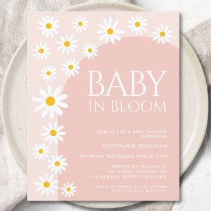 Budget Daisy Baby in Bloom Girl Baby Dusche einlad