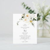 Budget Daisy White Floral Wedding V2 (Stehend Vorderseite)