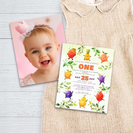 Budget Dancing Frucht 1. Geburtstag Party Foto