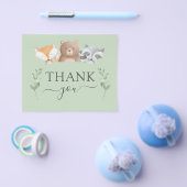 Budget Danke Baby Duwer Woodland Greenery Flyer (Einzeln)