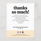 Budget Danke, dass Sie Business Order Retro Sun ka (Rückseite)