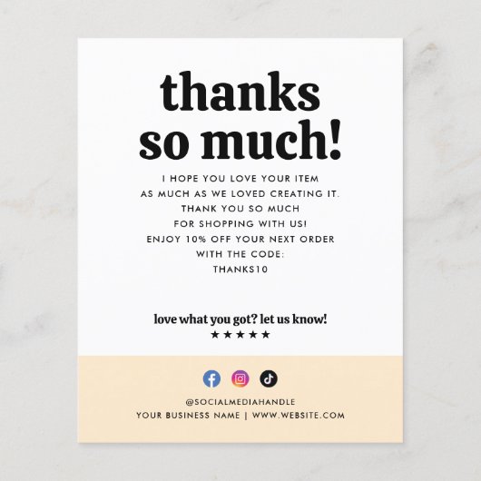 Budget Danke, dass Sie Business Order Retro Sun ka (Rückseite)