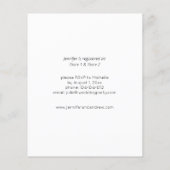 Budget Dark Burgundy & Pink Floral Brautparty S (Rückseite)