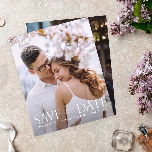 Budget Das Script V Modernes 2 Foto Save the Date