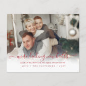Budget Decke neue Hallen Umzug Holiday Card (Vorderseite)