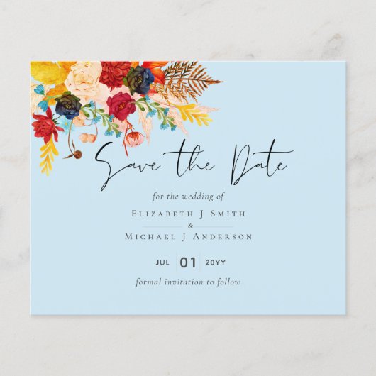 Budget Deep Red Blue Aquamarin Cinnamon Save the D (Vorderseite)