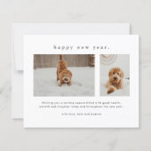 Budget Definition Naughty Funny Past Weihnachtskar (Rückseite)