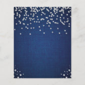 Budget Denim and Pearls Couple's Dusche Einladung (Rückseite)