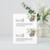 Budget Diaper Raffle Kuh Grüne Karte Center Cut (Stehend Vorderseite)