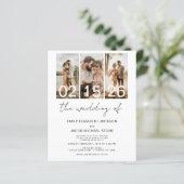 Budget Die Einladung zur Hochzeitsskala (Stehend Vorderseite)